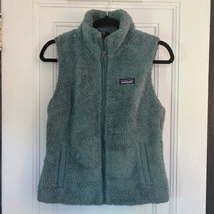 Patagonia Fleece Vest Gilet in Soft Teal Blue Green